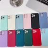 Luxury Liquid Silicone Phone Case for Iphone 11 12 13 Mini 14 15 16 Pro Max 15 Plus Candy Color Soft Back Cover Cases