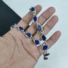 Beautiful Blue Sapphire Gemstone Handmade Jewelry 925 Sterling Silver Necklace,Blue Sapphire Silver Necklace For Wife, Unisex Necklace, Gift
