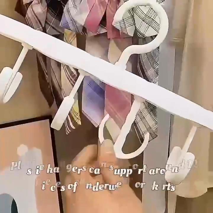 Space-Saving 12-Hook Rotating Hanger - Ideal for Ties, Underwear, Vests, And Skirts | a Portable Organizer Suitable for Dorms And Home Storage.