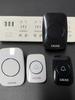 Kit campanello wireless impermeabile per uso domestico, volume regolabile, 5 livelli di volume, 60 suonerie, facile da usare, con indicatore LED