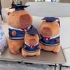 Capybara Graduation Teddy Bear Plush Toy With Scholar Outfit For Students Gift