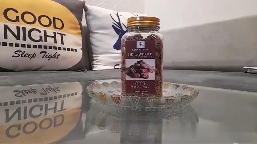 Farm Royale Hing Ganz 200g | Authentisches Asafoetida Gewürz | Natürlich & Frisch vom Bauernhof