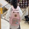 Junior High School Student Schoolbag Girls Bear Backpack Lightweight Backpack