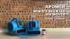 Fragrant breeze Floor Blower XPOWER Timer Air mover Blue Durable & Premium P-250T Grapefruit Scent Beads Air deodorization