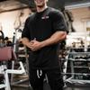 Muscleguys New Summer Oversized T Shirt Men Gym Bodybuilding Fitness Loose Casual Lifestyle Wear T-shirt Male Streetwear Hip-Hop Tshirt
