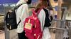 Middle School High School Backpack Students Cotton Canvas Simple Schoolbag Durable Travel Bag for Boy Girl