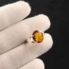 Anillo de plata de ley 925 con piedra preciosa de citrino natural, joyería hecha a mano, bonito anillo para esposa RR-75-1