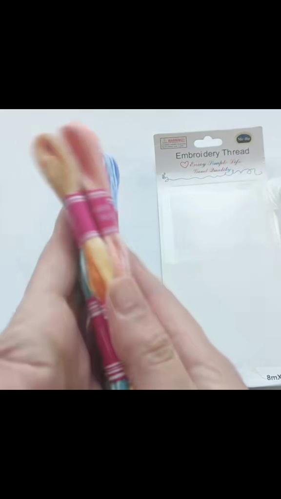 12 Uds. De hilo DMC Similar a Multicolor, ovillos de costura de algodón para punto de cruz, Kit de hilo de bordar, herramientas de costura DIY