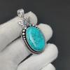 Natürlicher Türkis Edelstein Silber Anhänger aus 925 Sterling Silber - Handgemachtes Schmetterlingsdesign, Alltagsschmuck, Einzigartiger Anhänger Ostergeschenk