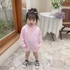 Kids UPF50+ Cartoon Ice Silk Sun Protection Jacket Lightweight Breathable UV Protection Summer Loose Fit Sunscreen Coat