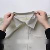Camicie casual da uomo a maniche lunghe primavera ed estate stile coreano cardigan retrò top tinta unita oversize larghi abbigliamento da uomo