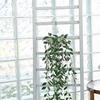 Dualswish Artificial Green Plants for Home Decoration 5-pronged Artificial Vine Wall Hanging Climbing Vine Green Plants