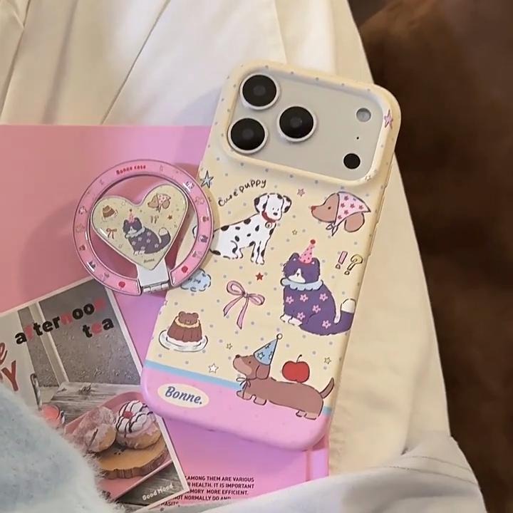 Cute Animal Magnetic Phone Case Compatible with iPhone 16, iPhone 17, and iPhone 17 Pro Max