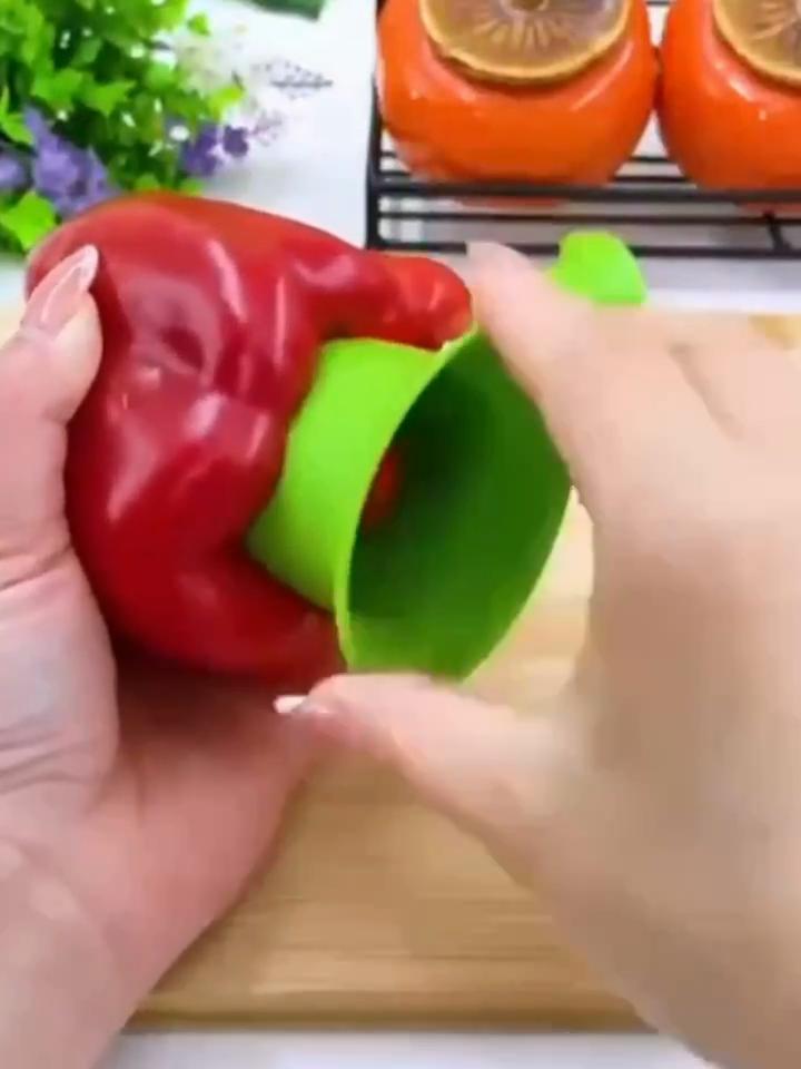 2pcs, Pepper Corer, Pepper Seed Remover, Plastic Chili Corer Remover, Household Pepper Seed Remover, Multifunctional Kitchen Jalapeno Seed Remover