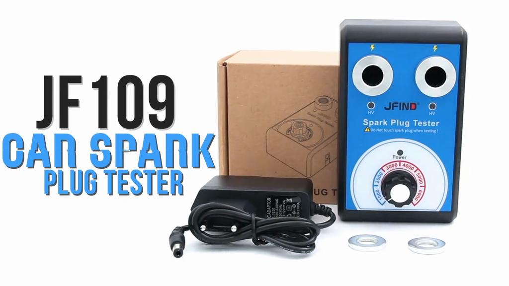 Probador de bujías de coche con Detector automático de doble orificio Analizador de bujías de encendido 110V 220V para vehículos de 12V Analizador de bujías
