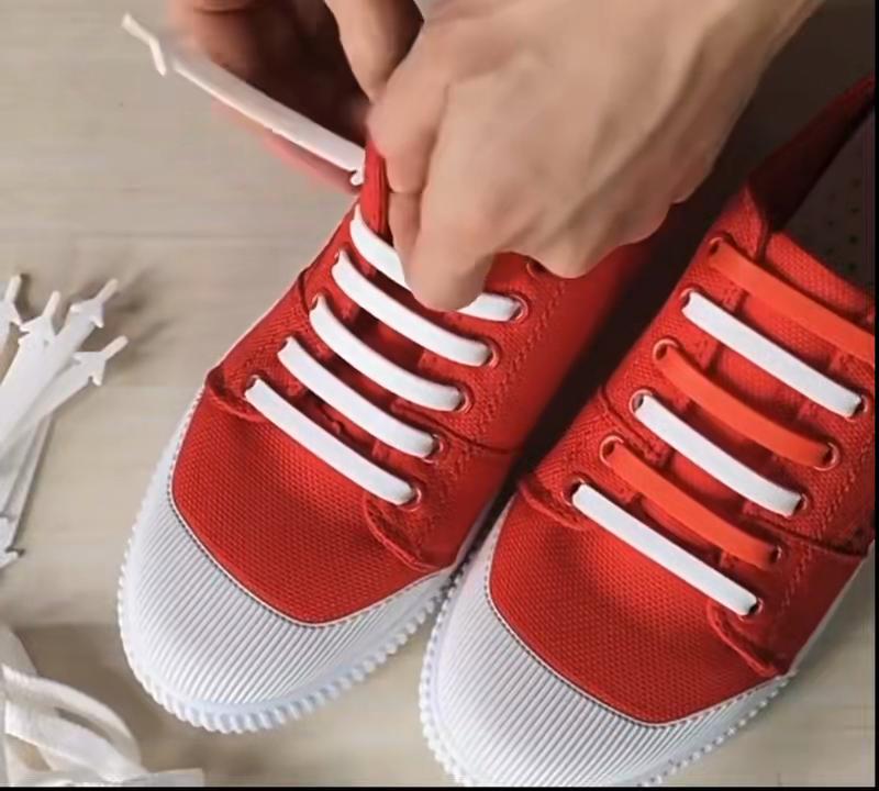 Lacci per scarpe elastici in gomma senza cravatta Sneaker Lacci per scarpe per adulti Lacci per scarpe da corsa Lacci per scarpe da ginnastica