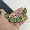 Dainty Peridot Gemstone Handmade 925 Sterling Silver Necklace, Peridot Silver Necklace For Wife, Unisex Necklace, Christmas Day Gift