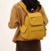 Solid Color Backpack Lightweight Large Capacity Backpack for Unisex