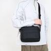 Sacoche Documentaire d'Affaires pour Homme Légère Grande Capacité Multi-Compartiments Sac Bandoulière Sac d'Épaule pour Trajet