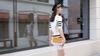 Fashionable Yellow Crossbody Bag Ladies Stylish Small Purse For Women Magnetic Closure Shopping Casual Shoulder Bags