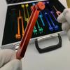 Aluminum Alloy Tuning Fork 128HZ 256HZ 512HZ 1024HZ 2048HZ 6 Sets Healing Tuning Forks Diapasons Therapy Musical Percussion Instruments