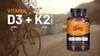 Vitamin D3 4000IU & K2 MK7 100ug Vegetarian Tablets I 180 ( 6 Months Supply) by Prowise Healthcare