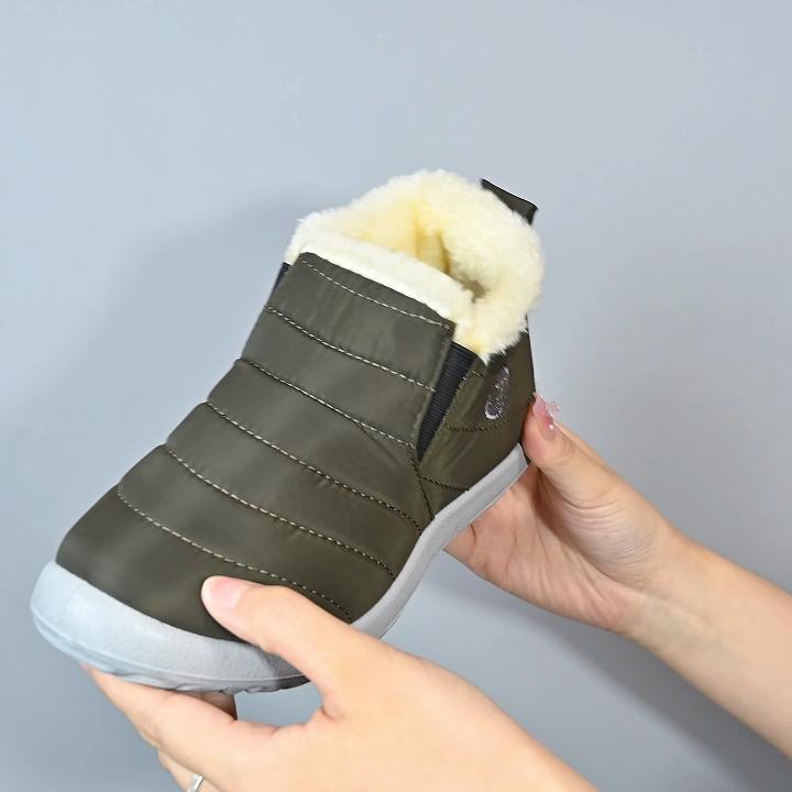 Bairuilun Snowboots voor dames/heren houden warme waterdichte winterschoenen