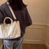 Damen Umhängetaschen Canvas Einfarbig Lässige Tragetasche Damen Messenger Schultertasche Markendesigner Simplicity Mädchenhandtaschen