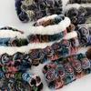 Hot Sale Winter Women Flowers Striped Natural Real Rex Rabbit Fur Hats Lady Warm Knit Genuine Fur Caps