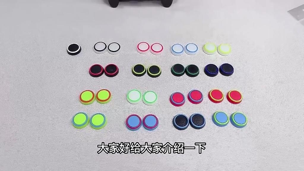 4Pcs Silicone Controller Thumb Stick Cover Joystick Grips Caps Protector For Game Controller Blue Accessories
