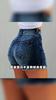 Damen Jeans-Shorts, zerrissene Jeans-Hotpants mit Fransen und hoher Taille