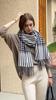 New Houndstooth Imitation Cashmere Scarf Winter Warm Women's Fringed Plaid Scarf