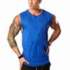 Muscleguys Sporturi de vară și fitness Tricou largi fără mâneci Umeri largi și mâneci tăiate pentru bărbați pot fi purtate în aer liber Vestă de culoare solidă