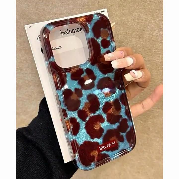 Custodia per Telefono Morbida Stampa Leopardo Sfumata Moda Semplice Per iPhone 17 15 Custodie iPhone 16 Pro Max 14 13 12 11 Cover