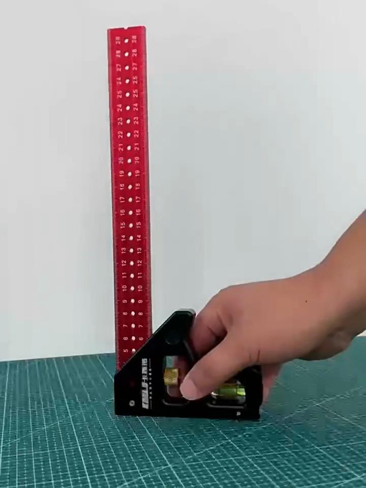 Calibri Righello angolare combinato multifunzione per lavorazione del legno ad alta precisione per impieghi gravosi Righello angolare mobile lungo 30/40 cm