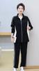 Eleganckie zestawy Plus Size dla kobiet Ubrania Vintage Wiosna Jesień Oversize Dwuczęściowy zestaw damski