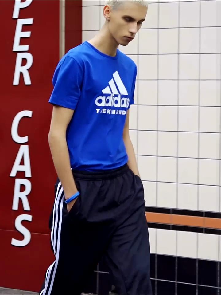 adidas Herren Sporthose Herbst Winddicht Lässig Jogginghose