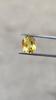 Treated Citrine Shade Glass Stone, 2.80 Carat Glass Stones, Yellow Oval Cut Glass Stone, 10x8x5 MM Size.