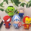 Marvel Avengers Spider-man Plush Toy Soft Keychain With Iron Man And Hulk Designs For Kids