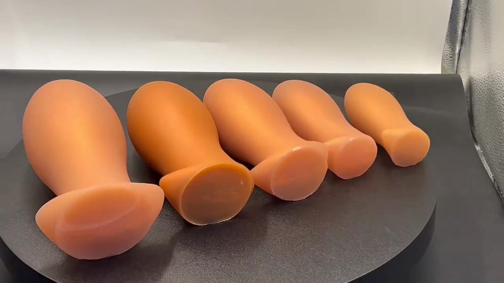 XXL Silicone Plug, Huge Soft Liquid Silicone Design with Comfort Base, Flexible Large Size Toy for Couples, Multiple Sizes Available