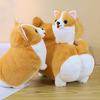 Adorable Corgi Dog Plush Toy Cute Car Accessory Hug Pillow Gift For Kids And Friends