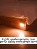 Lampada con sensore di movimento Luce notturna USB Lampada a LED con interruttore Luci induttrici ricaricabili per scale della cucina Corridoio Armadio Camera da letto