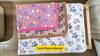 Winter Pet Blanket Coral Fleece Footprints Dog Mattress Comfortable Warm Kennel Mat Small and Medium Size Pet Quilt