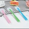 Non Stick Baking Silicone Spatulas Cake Flour Mixing Scraper Translucent Spatula Kitchen Cooking Pastry Scraper Mold Brush Tool Baking Accessories