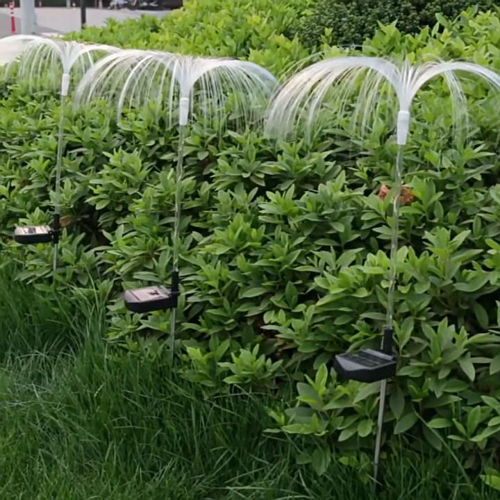 1/2/4PZ Luce Solare a Medusa Esterno Impermeabile RGB Lampada Decorativa Solare da Giardino Illuminazione Paesaggistica Usata Per Decorazione Giardino Prato