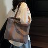 Reisetasche aus Canvas mit großem Fassungsvermögen, Pendler-Schultertasche, Einkaufstasche, Damenhandtasche