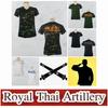 T Shirt Royal Thai Artillery Military Soldier Gunner Thailand Undershirt V Neck Short Sleeve Camouflage  Print Quick Dry Men Women Unisex