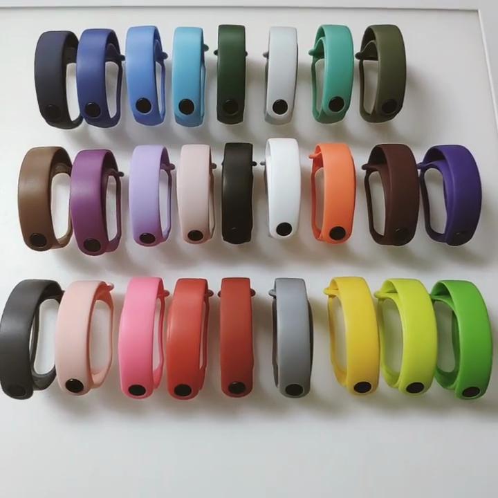 Ersatzarmband für Xiaomi Mi Band 3 4 5 6 Smartwatch Silikon-Handgelenkband. Ersatz-Silikon-Armband