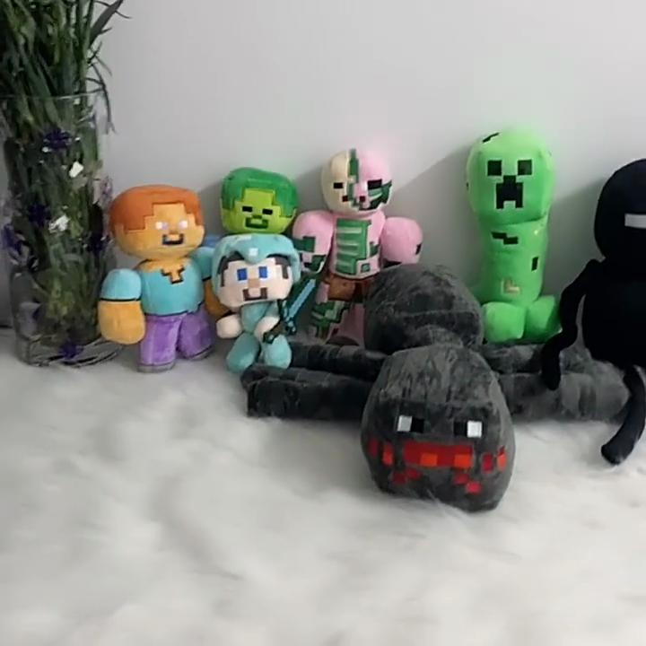 Minecraft Stuffed Animal Soft Plush Toypixel Doll Perfect Bedroom Decor For Kids And Adults
