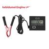 Gasoline Engine Moter Speed Tester Inductive Tach HourMeter Digital Tachometer Clip Style for Motorcycle Chainsaw Lawn Mower Waterproof